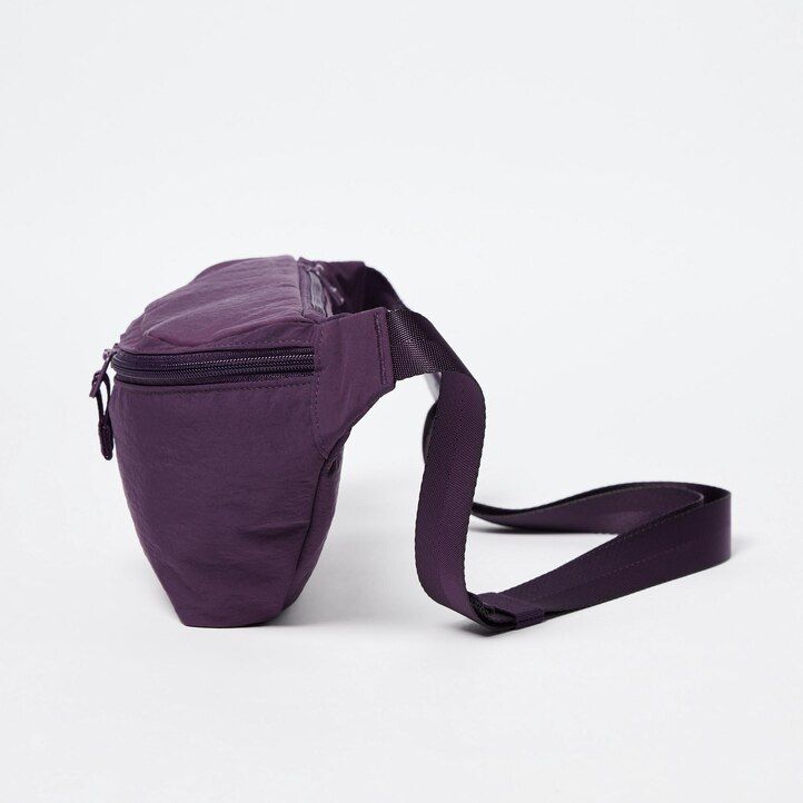 bolso bandolera de nailon uniqlo para mujer color beige