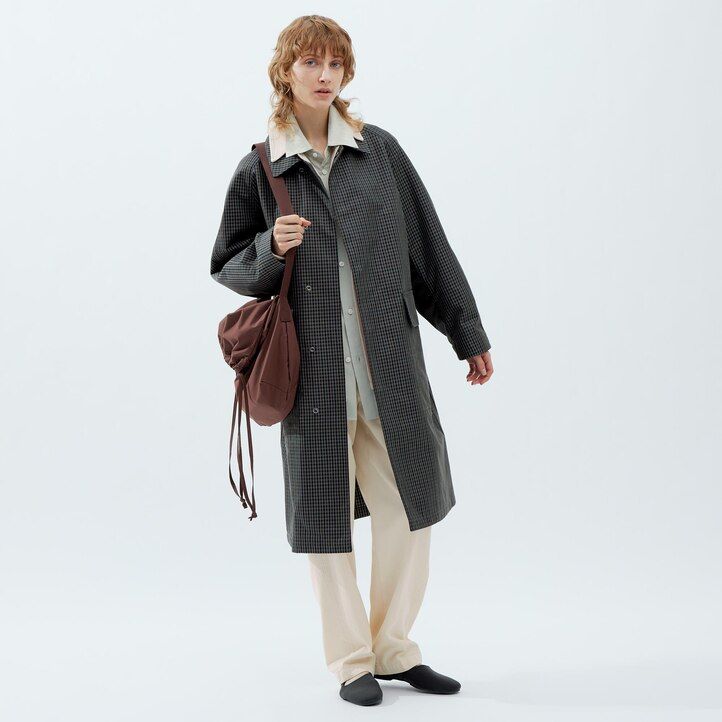 bolso con cordón uniqlo para mujer color negro