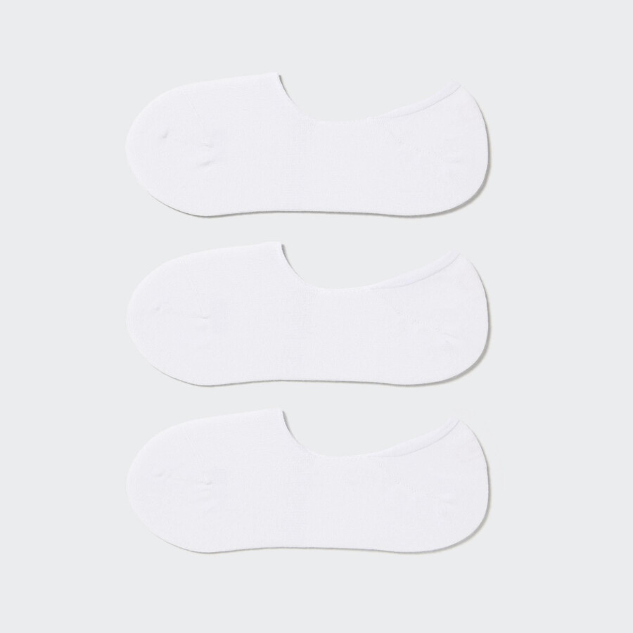 calcetines invisibles blancos uniqlo para mujer tres pares