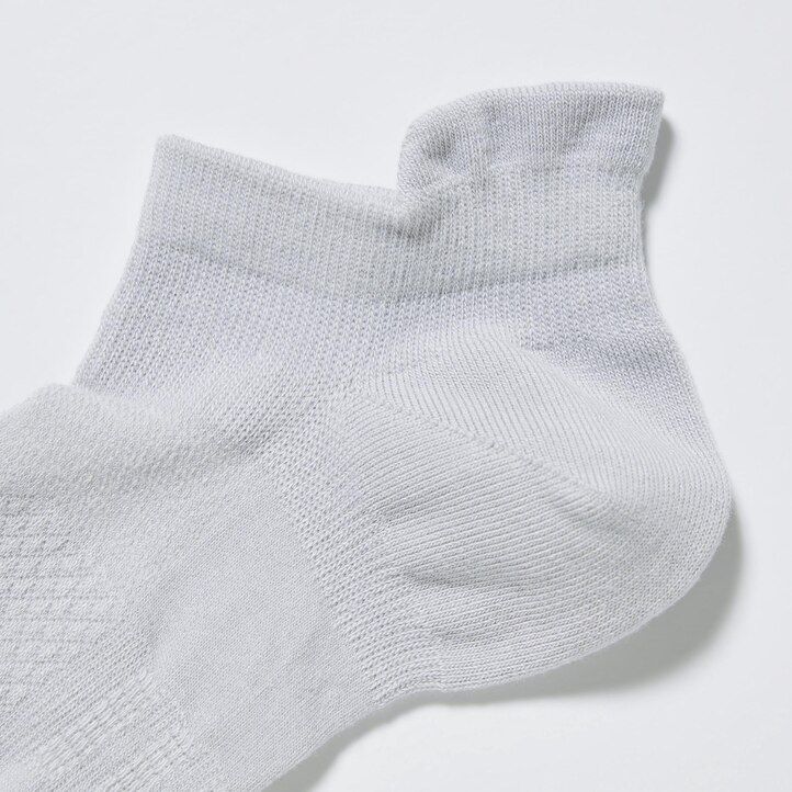calcetines deportivos uniqlo para mujer tres pares gris claro