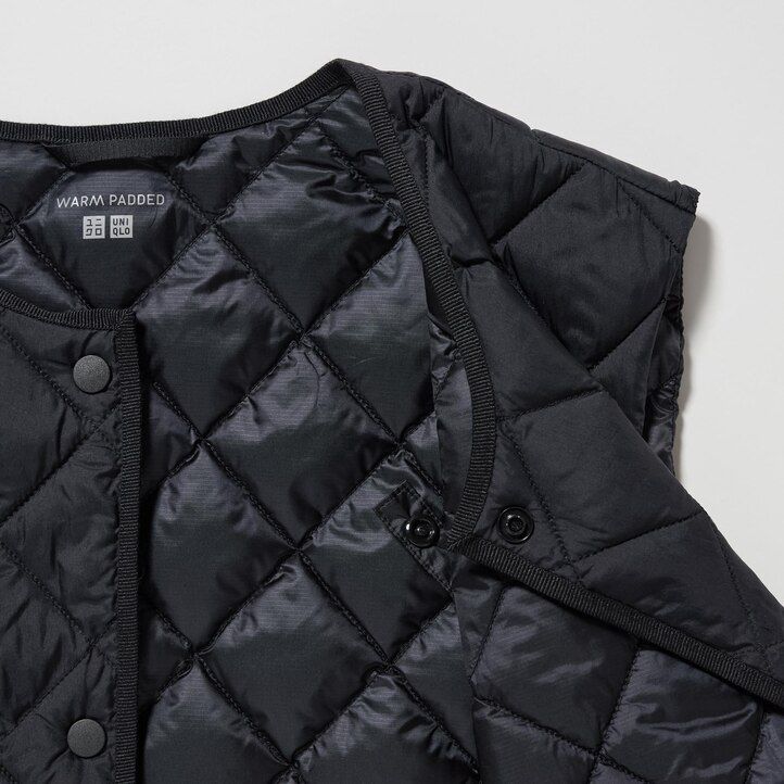 chaquetas acolchadas y cálidas de uniqlo para mujer en gris