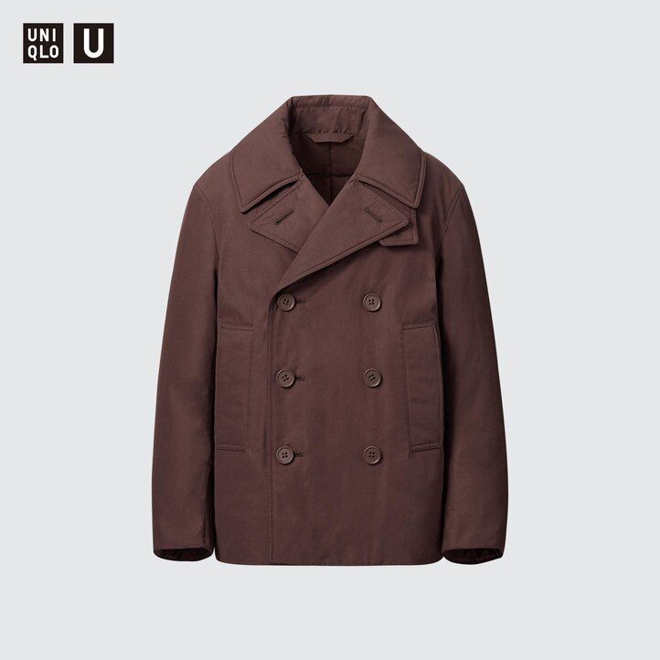 chaqueta corta acolchada uniqlo negra para mujer