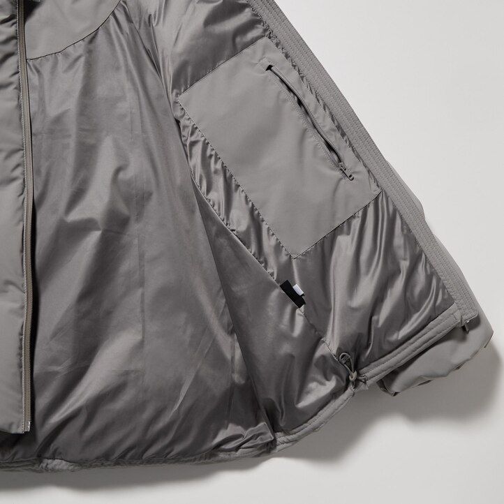 chaquetas de plumón sin costuras uniqlo para mujer color naranja