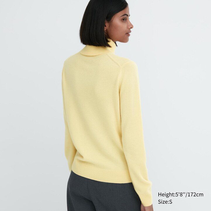 suéteres de mujer uniqlo 100pctshmere azules