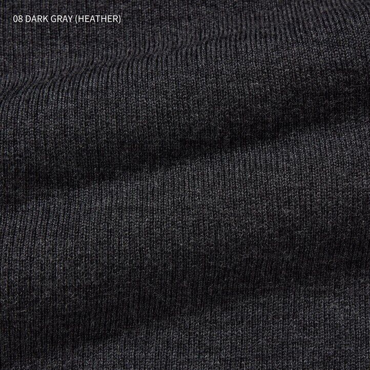 suéteres de mujer uniqlo de canalé extrafino de merino 100 gris