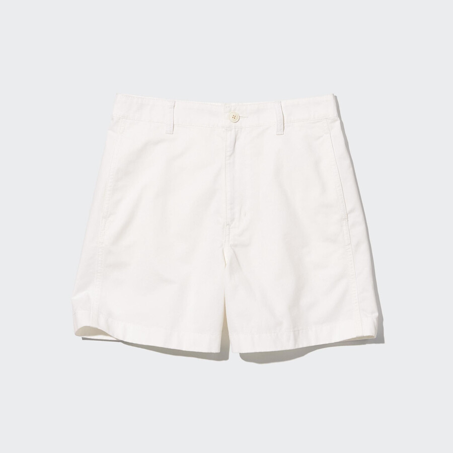pantalones cortos chinos blancos uniqlo para mujer