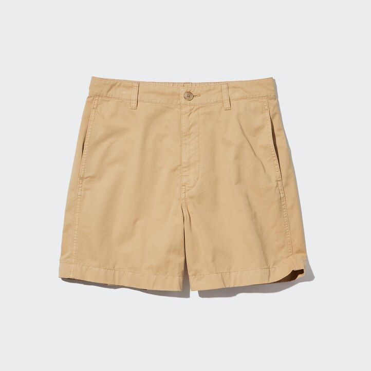 pantalones cortos chinos blancos uniqlo para mujer