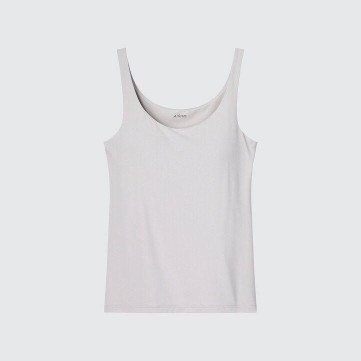 camisetas sin mangas uniqlo airism para mujer en azul marino