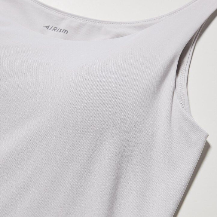 camisetas sin mangas uniqlo airism para mujer en azul marino