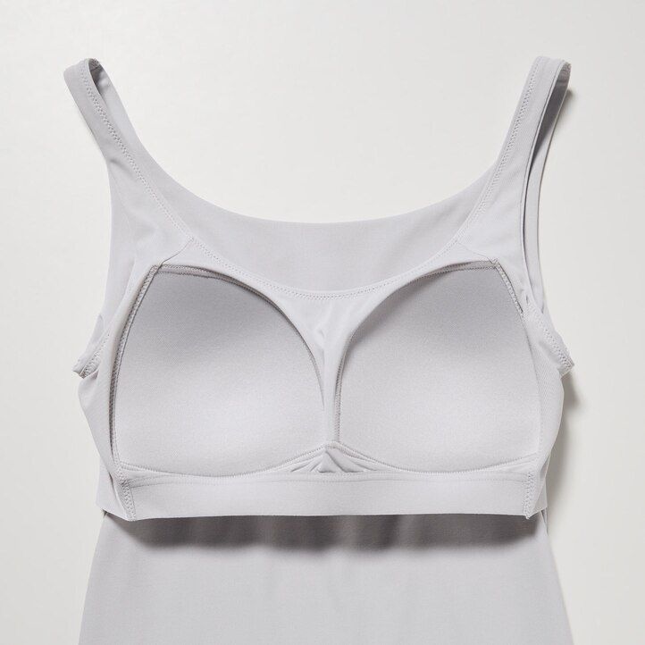 camisetas sin mangas uniqlo airism para mujer en azul marino