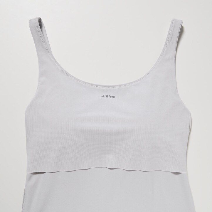 camisetas sin mangas uniqlo airism para mujer en azul marino