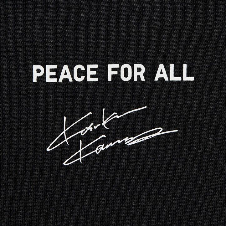 camisetas negras uniqlo peace for all graphic kosuke kawamura para mujer