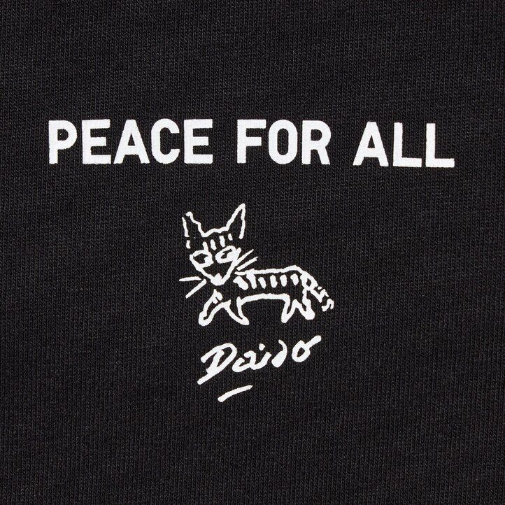 camisetas de mujer uniqlo peace for all graphic daido moriyama negras