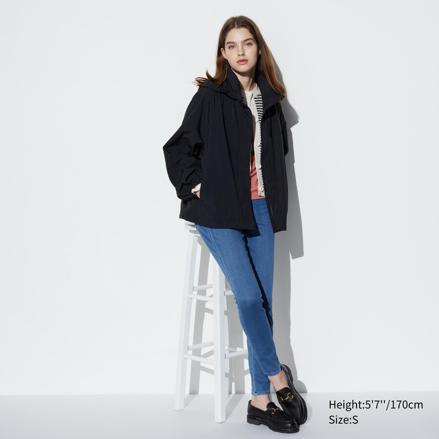 tops vaqueros ultraelásticos uniqlo azules para mujer