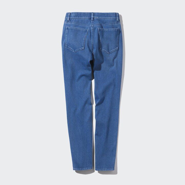 tops vaqueros ultraelásticos uniqlo azules para mujer