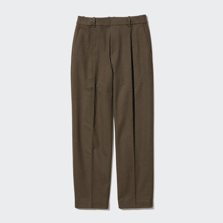 tops plisados grises uniqlo heattech para mujer