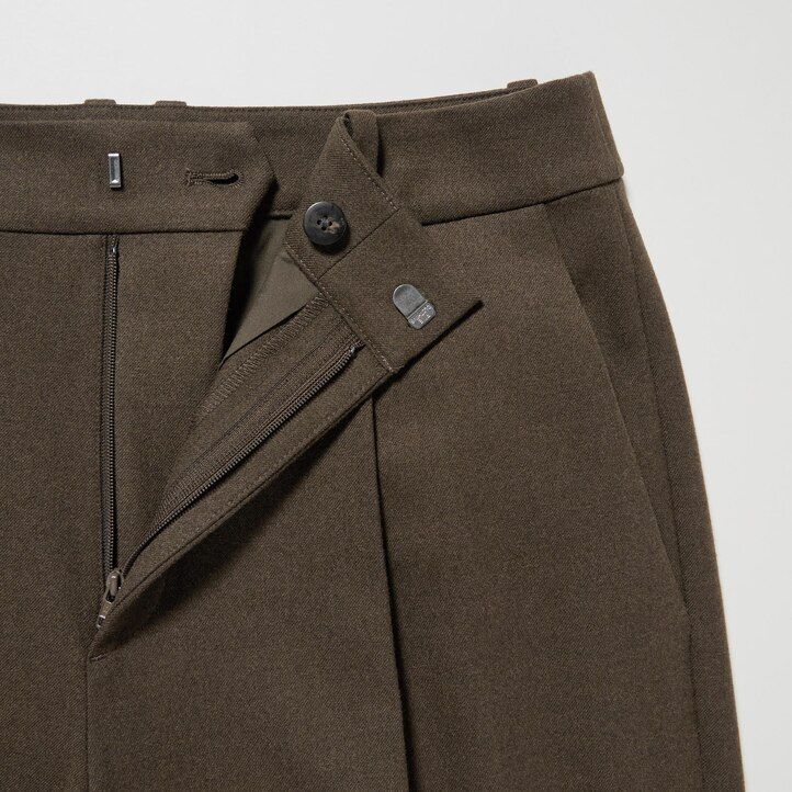 tops plisados grises uniqlo heattech para mujer