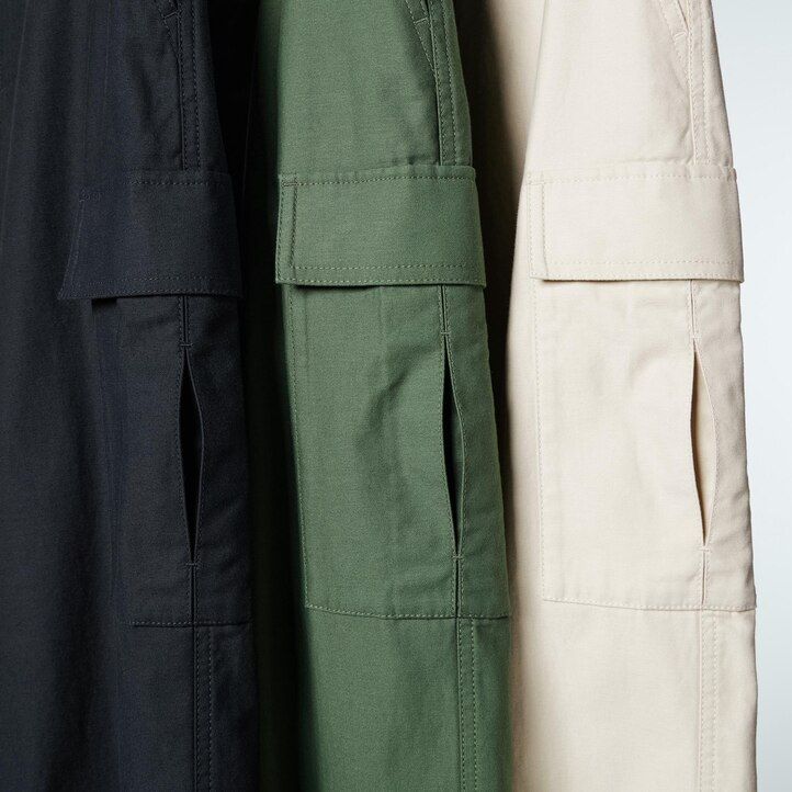 tops de mujer uniqlo wide straight legrgo verdes
