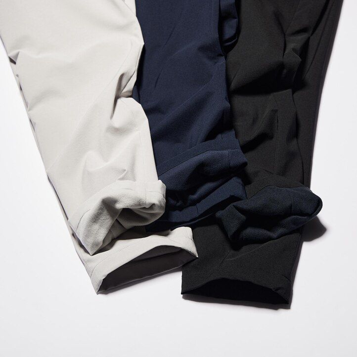 tops negros con forro cálido uniqlo heattech para mujer