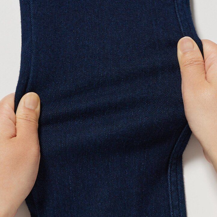 tops cortos de tiro alto y ultraelásticos uniqlo para mujer en azul