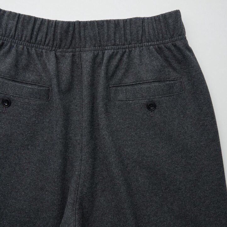 tops de mujer de jersey cepillado uniqlo en marrón oscuro