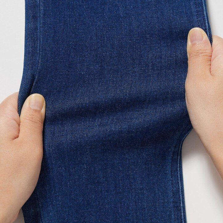 tops vaqueros ultraelásticos uniqlo para mujer en azul